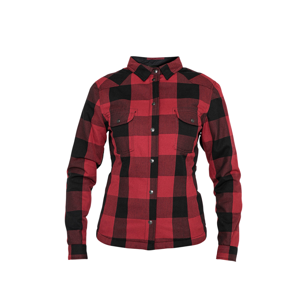 MOTOSHIRT WOMEN RED-BLACK